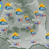 PROGNOZA METEO: Vremea va fi în general instabilă. Ce temperaturi vor fi joi şi vineri
